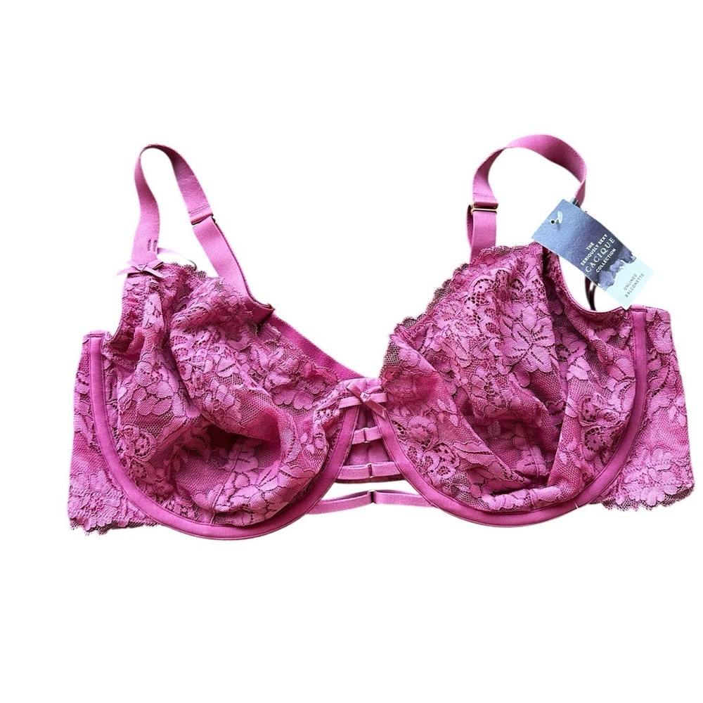 Cacique Seriously Sexy Unlined Balconette Bra NWT 46D